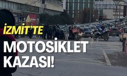İzmit'te Motosiklet Kazası! Ölümden Döndü