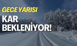 Kocaeli’nin Yükseklerinde Kar Alarmı!
