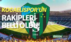 Kocaelispor’un Kamp Rakipleri Belli Oldu