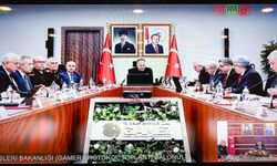 Vali Aktaş, Bakan Yerlikaya'nın Yılbaşı Tedbirleri Toplantısına Katıldı