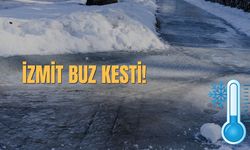 İzmit Buz Kesti! Don Riski Var