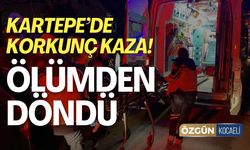 Kartepe'de Kaza! Ölümden Döndü