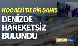 Kocaeli'de Bir Şahıs Denizde Hareketsiz Halde Bulundu!