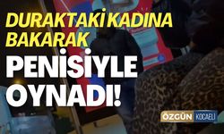 Duraktaki Kadına Bakarak Cinsel Organıyla Oynadı İddiası!