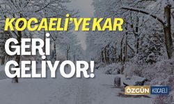 Kocaeli'ye Kar Geri Geliyor!