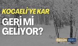 Kocaeli'de Kar Yağışı Geri Gelecek Mi?