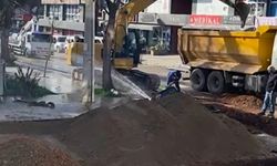 Körfez'de alt yapı çalışmasında patlama