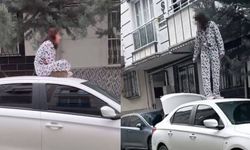 Önce Kaputa Uzandı Sonra Üstünde Tepindi