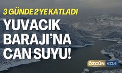 Yuvacık Barajı'na Can Uyu! 3 Günde 2 Katına Çıktı
