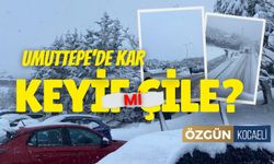 Umuttepe’de Kartpostallık Kar, Sınav Haftasında Ulaşımı Zorlaştırdı