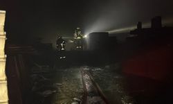 Kocaeli'de metal işleme atölyesinde yangın