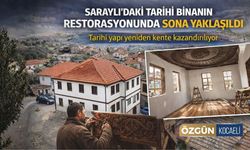 Saraylı’daki Tarihi Yapıda Restorasyonun Sonuna Gelindi