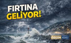 Kocaeli Valiliğinden Fırtına Uyarısı!