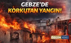 Gebze’de Metruk Evde Yangın!