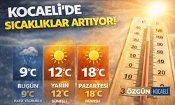 Kocaeli'de Hava Sıcaklıkları Artacak!