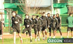 Kocaelispor zorlu Beşiktaş maçı hazırlıklarına başladı