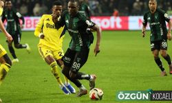 Oyun Kocaelisporda kaldı, skor Fenerbahçenin oldu: 0 - 2