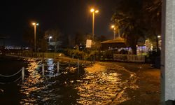 Kocaeli’de Deniz Taştı, Sahil Sular Altında Kaldı