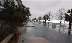 Kocaeli’de Deniz Yolu Yuttu, Esnaf Dükkâna Hapsoldu