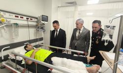 Vali Aktaş, SEKA Tünelinde Yaralanan Polisi Hastanede Ziyaret Etti