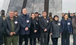 DEM Heyeti Salih Müslim'in Cenazesinde Konuşma Yaptı