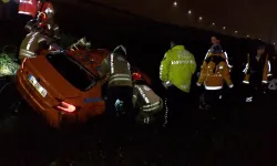 Kanala Uçan Ticari Takside Feci Şekilde Can Verdiler