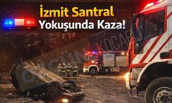 İzmit Santral Yokuşunda Kaza!
