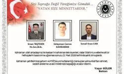 MSB İsimleri Açıkladı: Şehitlerimizin Kimlikleri Belli Oldu