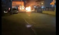 İzmit’te Hareket Halindeki Araç Küle Döndü