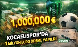 Kocaelispor'da 1 Milyon Euro Ödeme Yapıldı