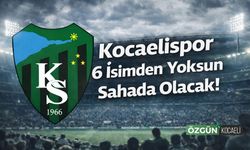 Kocaelispor 6 İsimden Yoksun Sahaya Çıkacak!