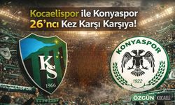 Kocaelispor ile Konyaspor 26’ncı kez karşı karşıya
