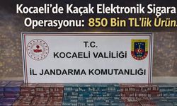 Kocaeli’de Kaçak Elektronik Sigara Operasyonu: 850 Bin TL’lik Ürün!