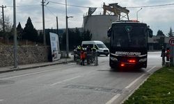 Tribünde erken saat etkisi: Takım otobüsü stada geldi