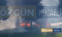 SON DAKİKA! TEM'de Araç Yangını Ağaçlara Sıçradı