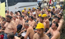 Grev Yapan İşçiler Gözaltına Alındı