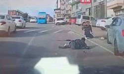 Uyuduğu İddia Edilen Sürücü Kaldırıma Çıkıp Yayalara Çarptı