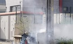Kocaeli’de trafo alev aldı, ekipler alarma geçti
