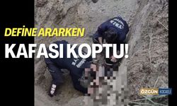 Define Ararken Kafası Koptu!