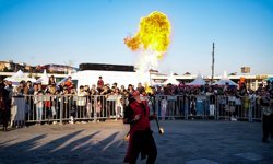 Miniklerden 23 Nisan’da ateş gösterisine tam not