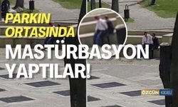 Parkın Ortasında Birbirlerine Mastürbasyon Yaptılar!