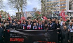 Fevziye Camii’nde Filistin için tek ses: “Soykırıma dur de”