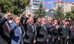 Genel Başkan Destici'ye mehteranlı karşılama