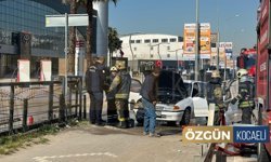 İzmit'te Dehşet Anları: Araç Alevlere Teslim Oldu