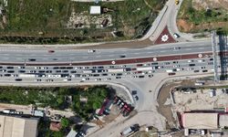 43 ilin geçiş noktasında trafik kilitlendi