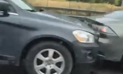 TEM’de zincirleme kaza: 4 araç birbirine girdi
