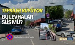 Tepkiler Büyüyor! Bu Levhalar Süs mü?