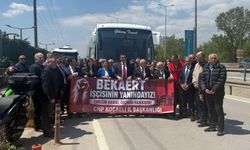 Karasu grevdeki işçilere seslendi: "Emekçinin hakkını vermemek için çabalıyorlar"