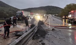 Kaza Sonrası Yanan Araçta Feci Şekilde Can Verdi