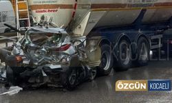 İzmit'te Can Pazarı: Tanker ve Tır Arasına Sıkıştı